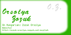 orsolya zozuk business card